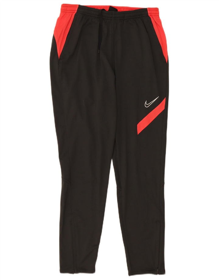 Calça de treino masculina Nike Dri Fit cinza médio colorblock poliéster