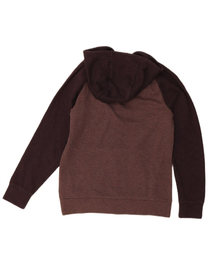 Suéter masculino Nike com capuz e zíper XS Borgonha Colourblock algodão