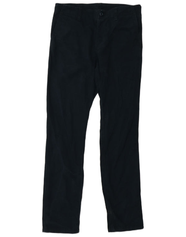 Calça Chino Carhartt Masculina Reta W31 L32 Azul Marinho Algodão