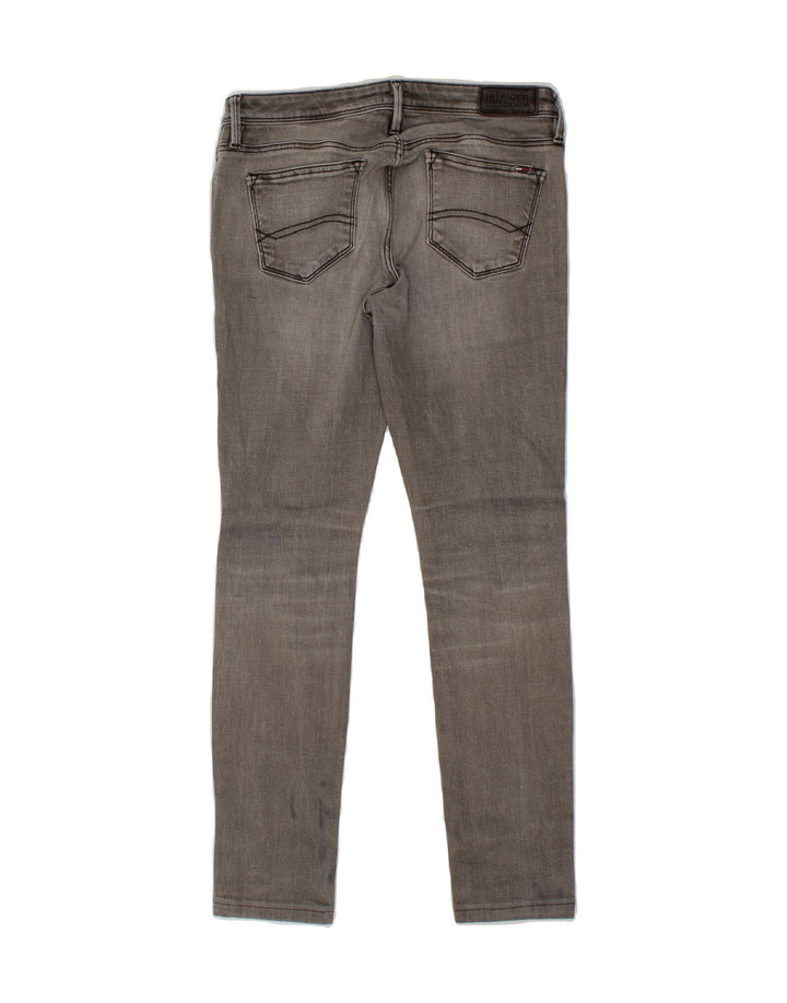 TOMMY HILFIGER Womens Slim Jeans W28 L27 Grey Vintage Tommy Hilfiger and Second-Hand Tommy Hilfiger from Messina Hembry 