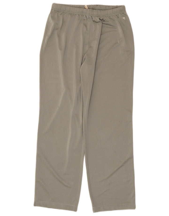 Calça de treino feminina Diadora UK 18 XL cinza poliéster