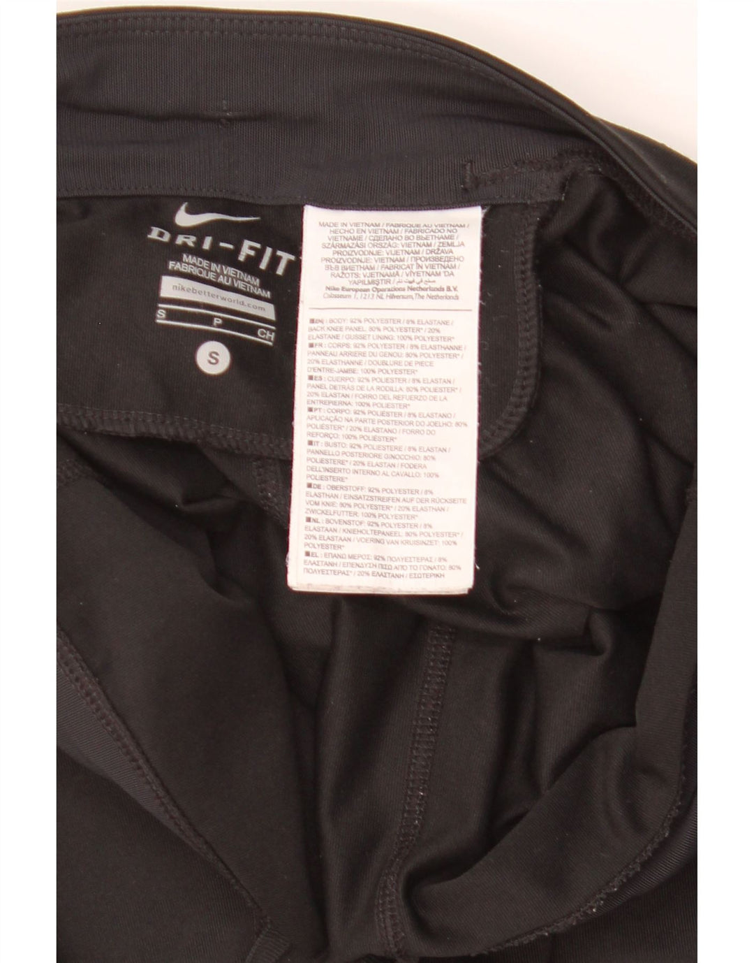 Leggings Nike Dri Fit UK 10 Pequeno Poliéster Preto