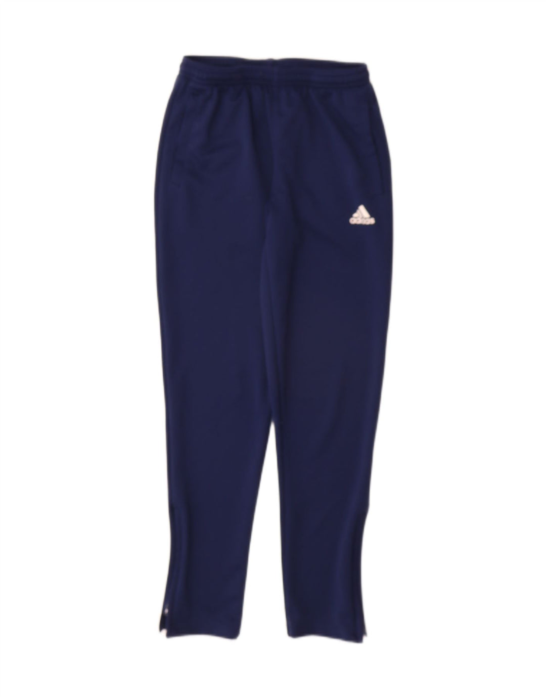 Calças de treino ADIDAS Menino Climalite 11-12 anos azul marinho poliéster