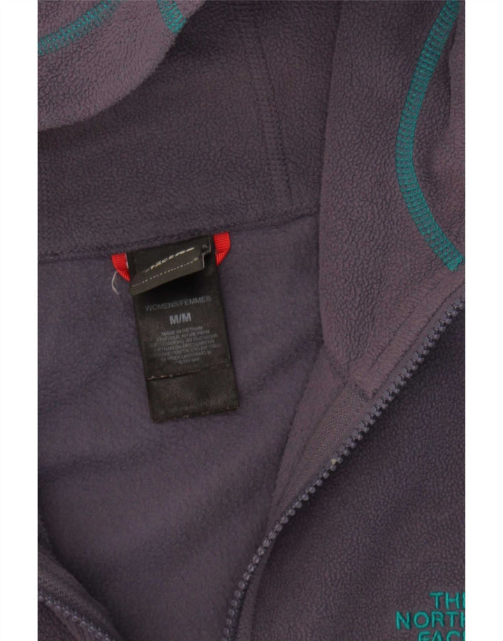 Jaqueta de lã com capuz feminina The North Face UK 14 poliéster roxo médio