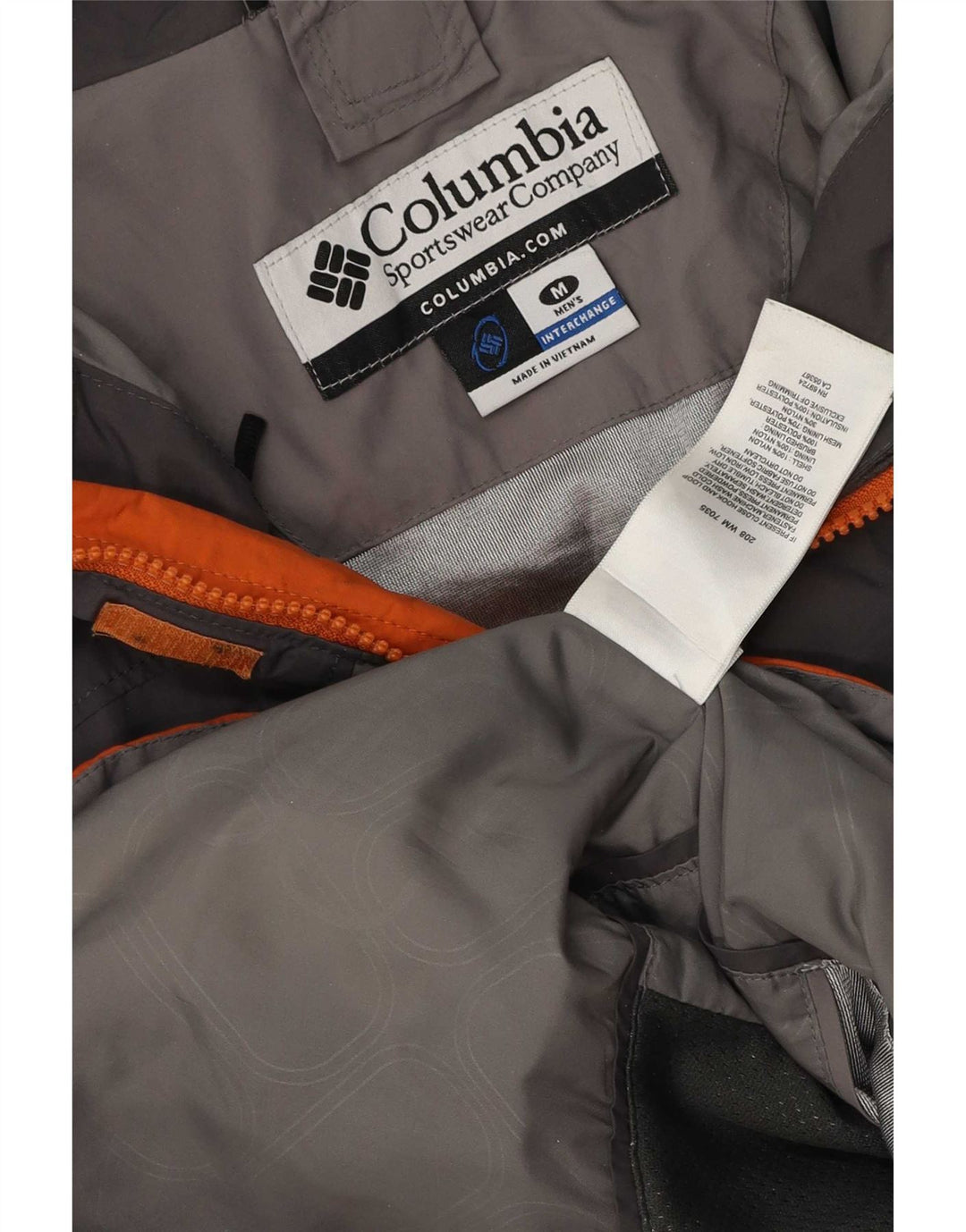 Jaqueta de esqui Columbia Mens Bugaboo Loose Fit UK 38 Medium Orange Colourblock