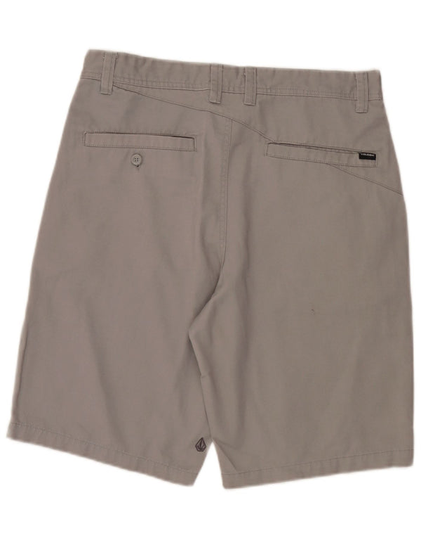 Shorts Chino Masculino Volcom W32 Poliéster Cinza Médio
