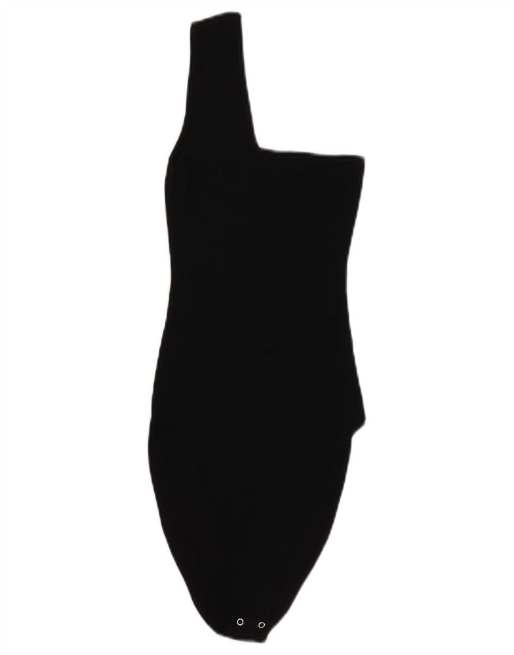 Macacão feminino de um ombro Zara Reino Unido 8 pequeno preto