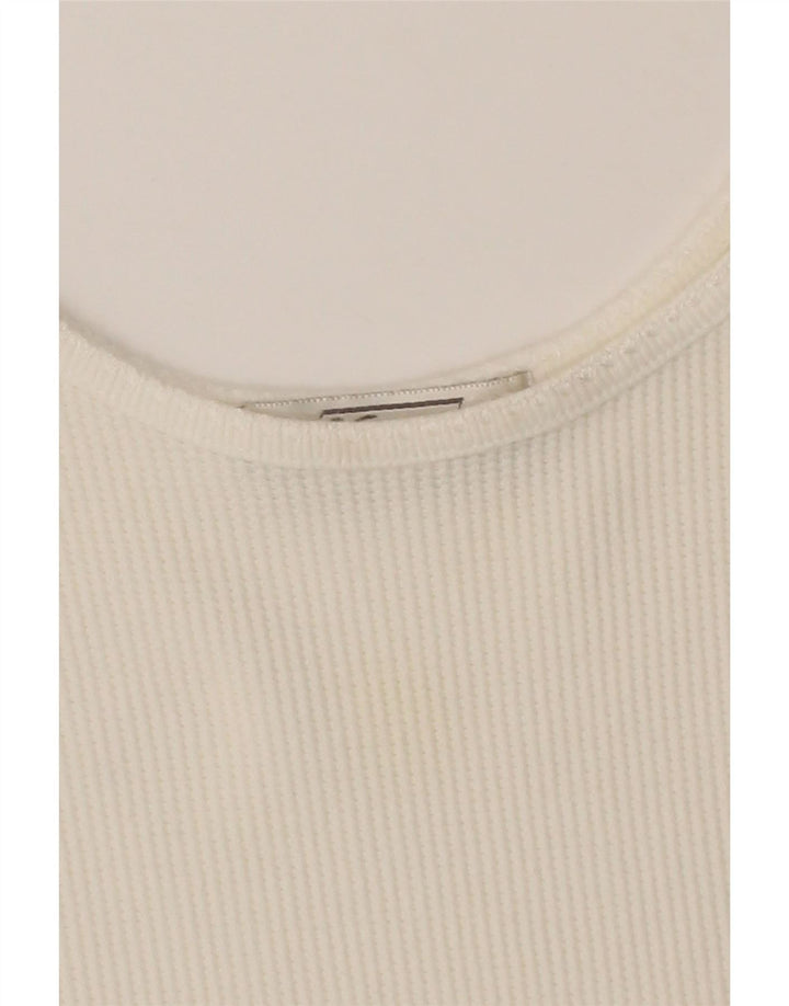 ST. Colete feminino BERNARD UK 14/16 grande algodão branco