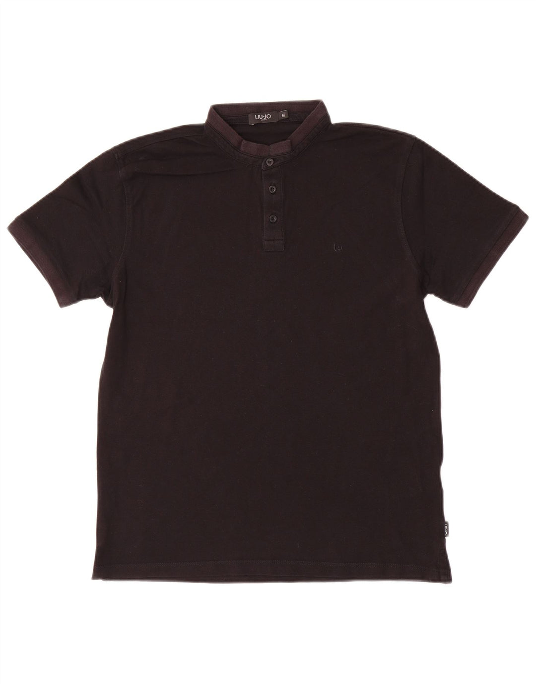 Camisa polo masculina LIU JO Uomo de algodão preto médio