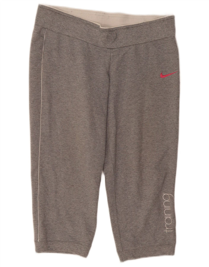 Nike Womens Training Graphic Calças de treino Joggers UK 8/10 Small Grey
