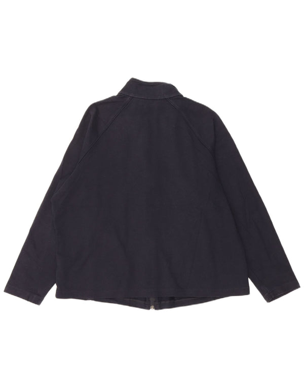 Jaqueta feminina de treino Marks & Spencer UK 20 2XL azul marinho