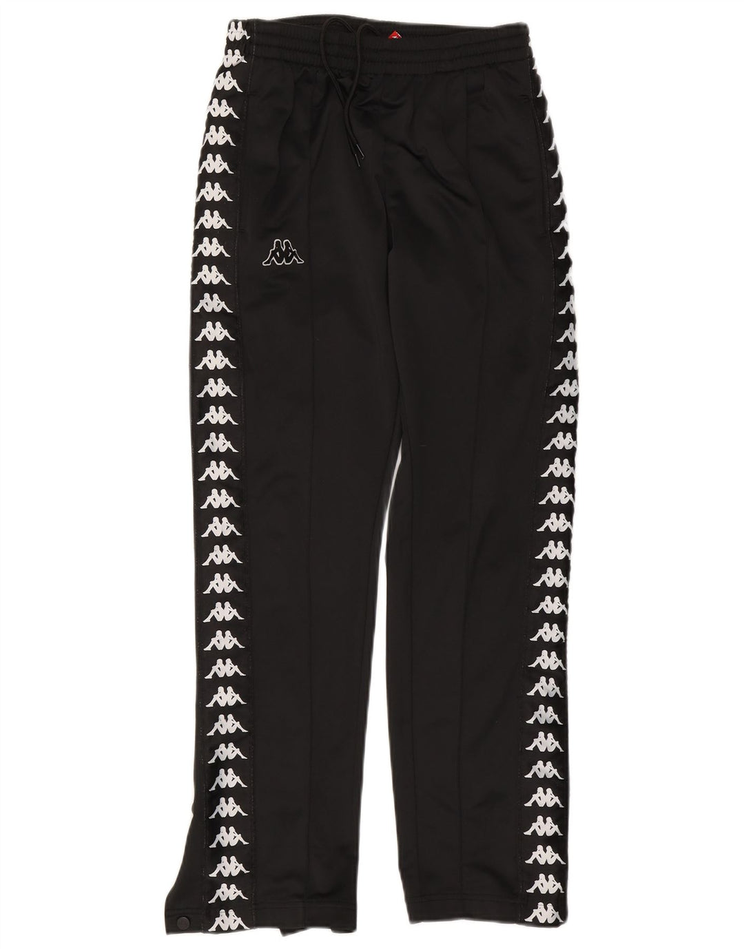 Calça masculina Kappa Graphic Tracksuit pequena preta