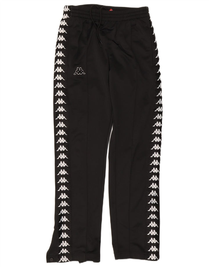 Calça masculina Kappa Graphic Tracksuit pequena preta