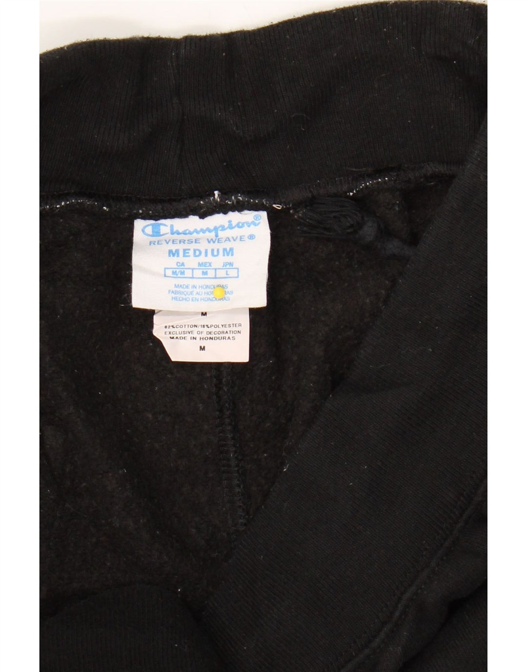 CHAMPION Mens Reverse Weave Tracksuit Trousers Joggers Medium  Black Vintage Champion and Second-Hand Champion from Messina Hembry 