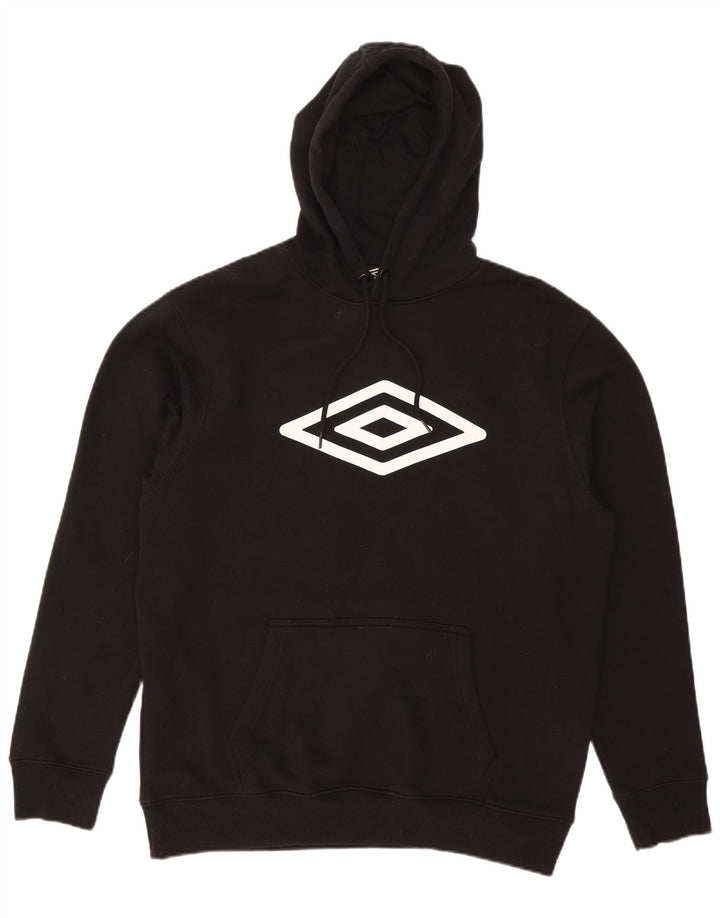 UMBRO moletom com capuz gráfico masculino XL algodão preto