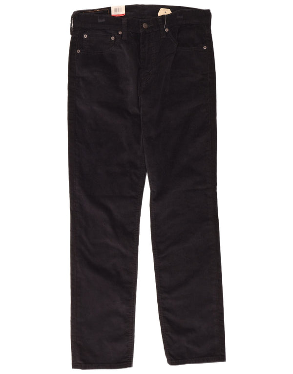 Calça masculina Levi's 511 Slim Fit veludo W32 L32 algodão preto
