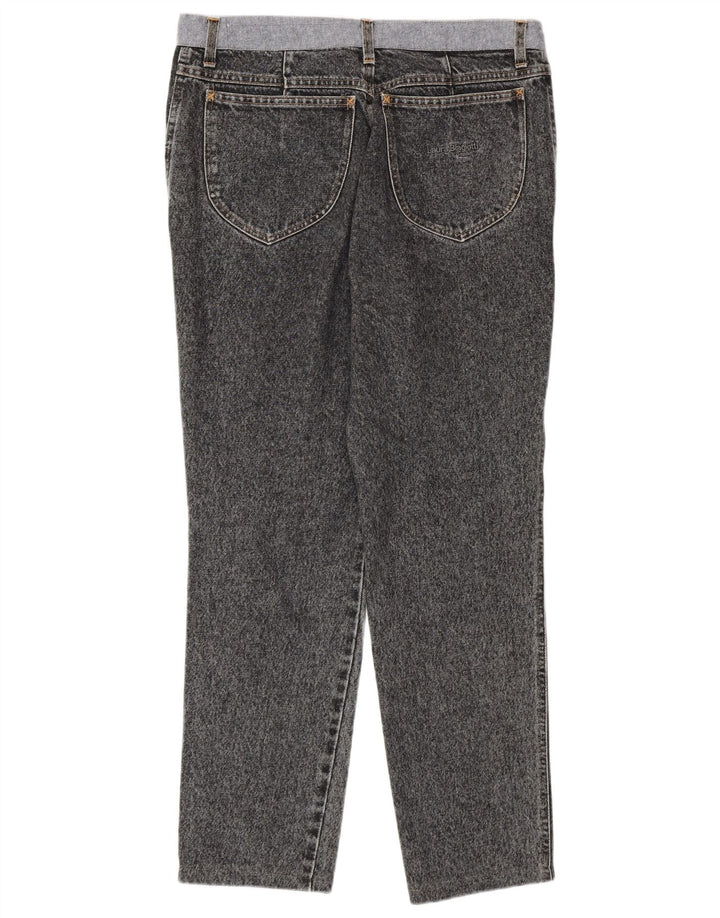 LAURA BIAGIOTTI Calça jeans feminina W30 L27 algodão cinza