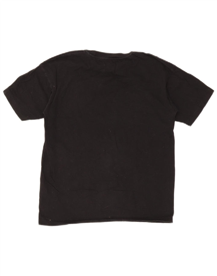 Carhartt Camiseta masculina gráfica top pequeno algodão preto