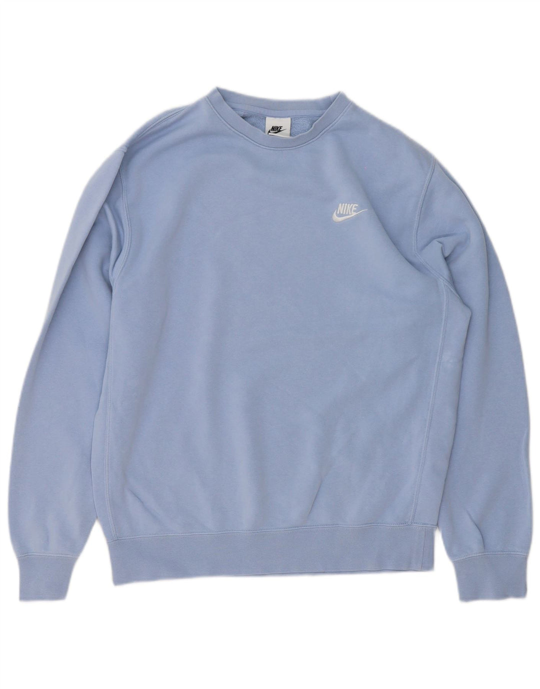 Nike Mens Moletom Jumper Pequeno Algodão Azul