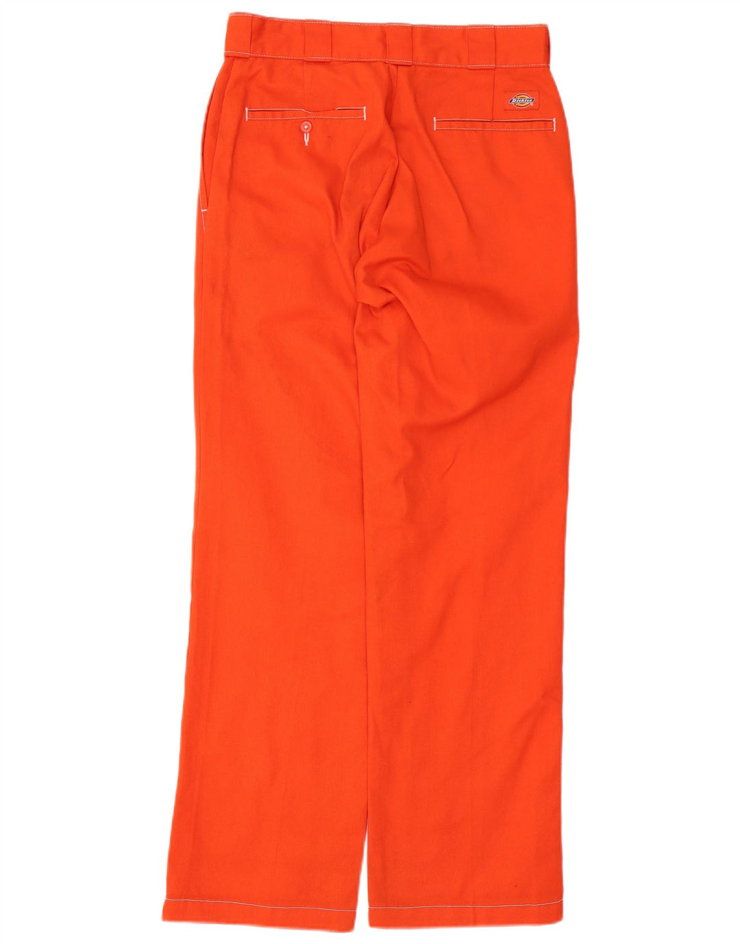 Calça chino reta masculina DICKIES W30 L32 algodão laranja