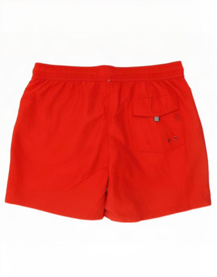 Shorts de natação masculino Marks & Spencer médio vermelho poliéster