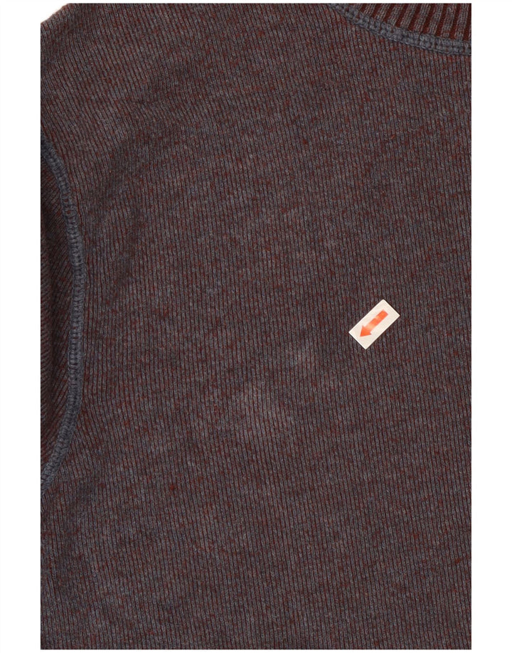 Quiksilver moletom masculino jumper médio algodão borgonha