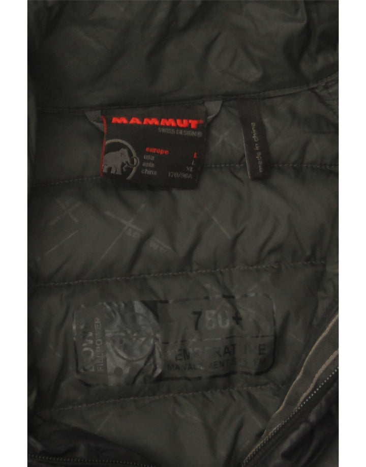 Jaqueta acolchoada masculina Mammut UK 40 grande preta