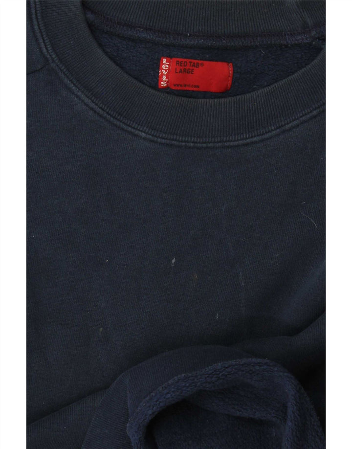 Moletom masculino Levi's Jumper grande azul marinho