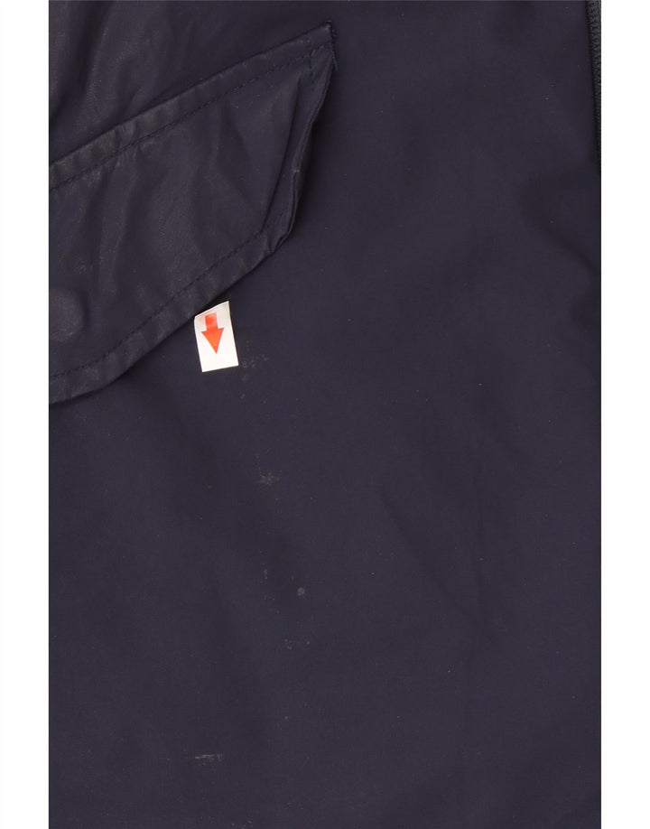 Jaqueta Parka masculina com capuz Museum IT 54 2XL azul marinho nylon