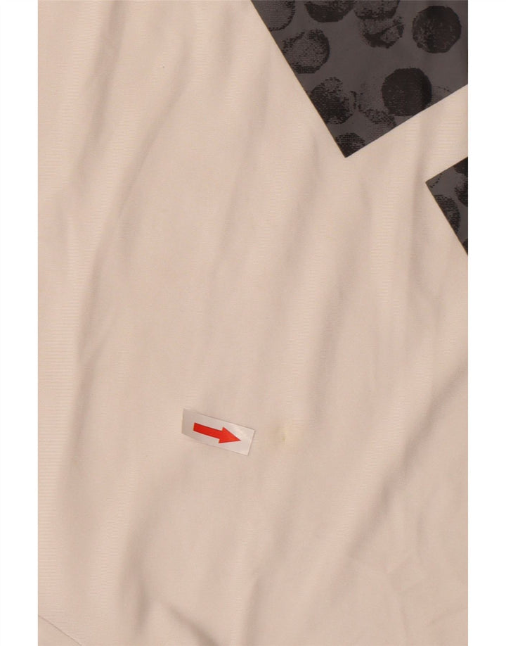 Camiseta Adidas Boys Climalite Graphic Top 13-14 Anos Grande Poliéster Branco