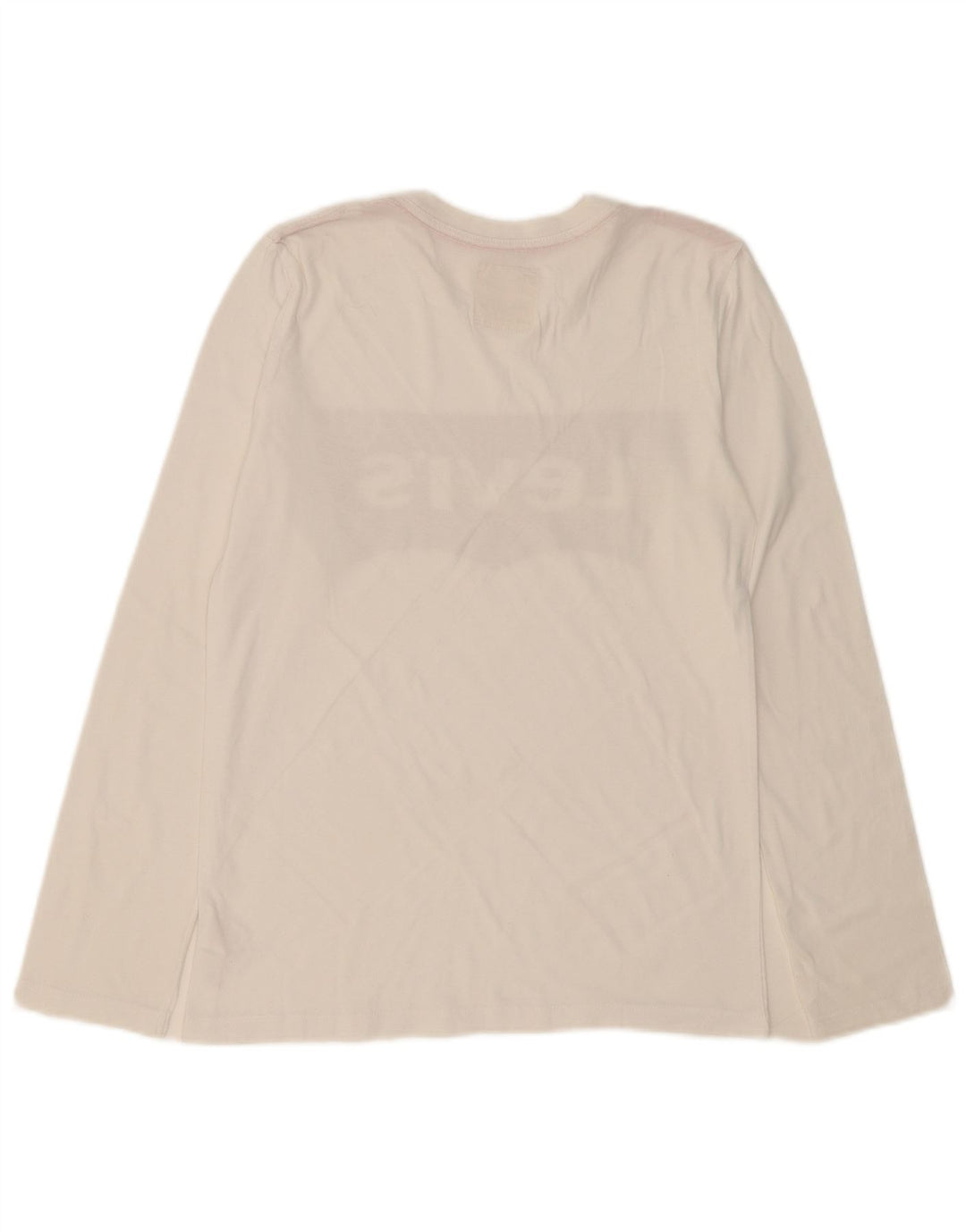 Top gráfico LEVI'S Boys manga comprida 13-14 anos algodão branco
