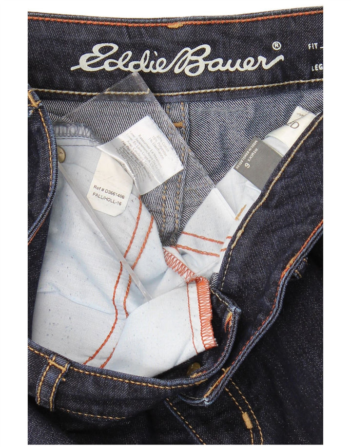 Eddie Bauer Jeans Skinny Feminino EUA 6 Médio W32 L29 Azul Marinho