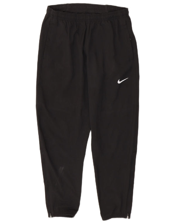 Nike Womens Dri Fit Calças de treino Joggers UK 14 Médio Preto