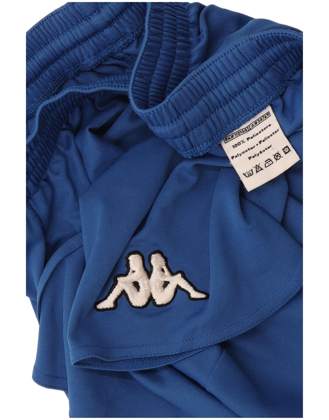 Shorts esportivos masculinos Kappa grande poliéster azul