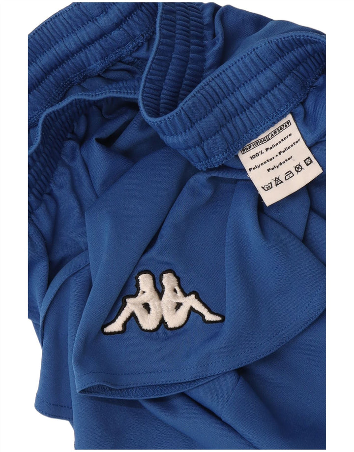 Shorts esportivos masculinos Kappa grande poliéster azul