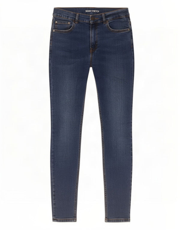 Zara Boys Stretch Skinny Jeans 13-14 anos W28 L29 Azul