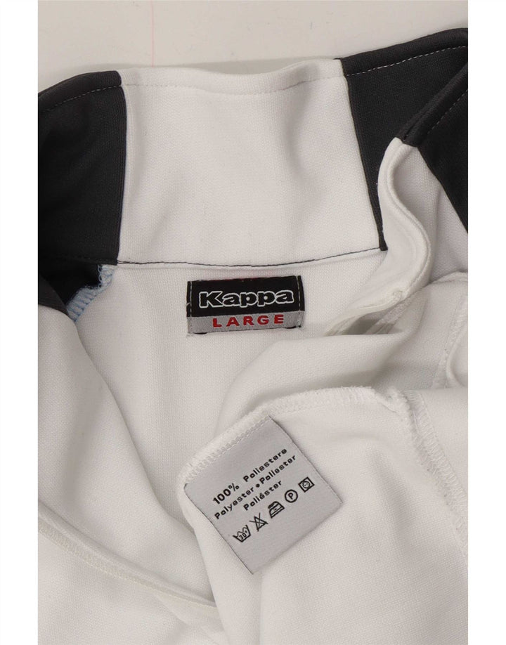 Jaqueta feminina Kappa UK 16 grande colorblock branco poliéster