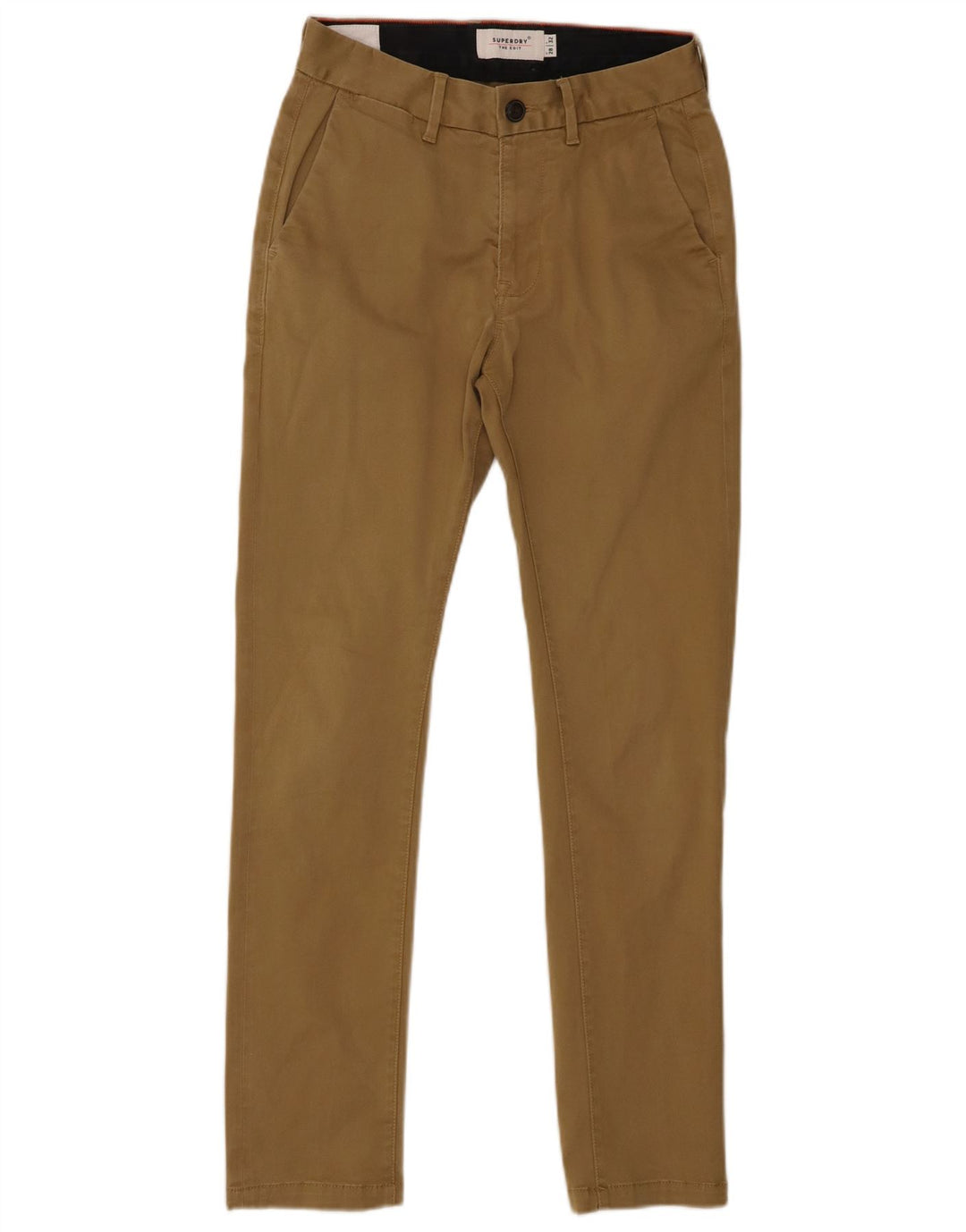 Calça Chino Masculina Slim SUPERDRY W28 L32 Algodão Bege
