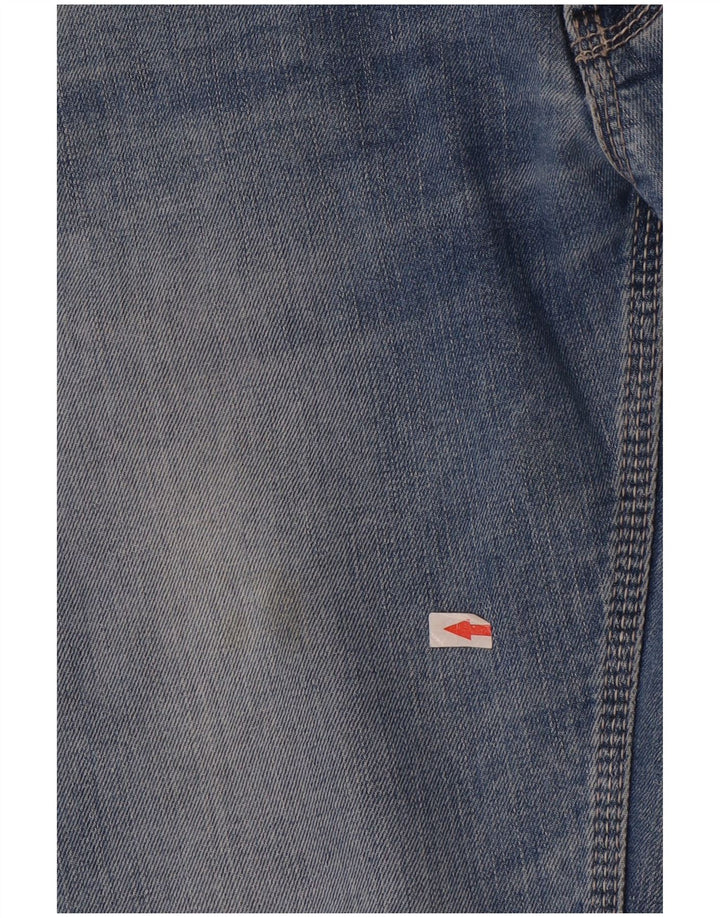 Gas Mens Anders Slim Jeans W33 L30 Azul Algodão