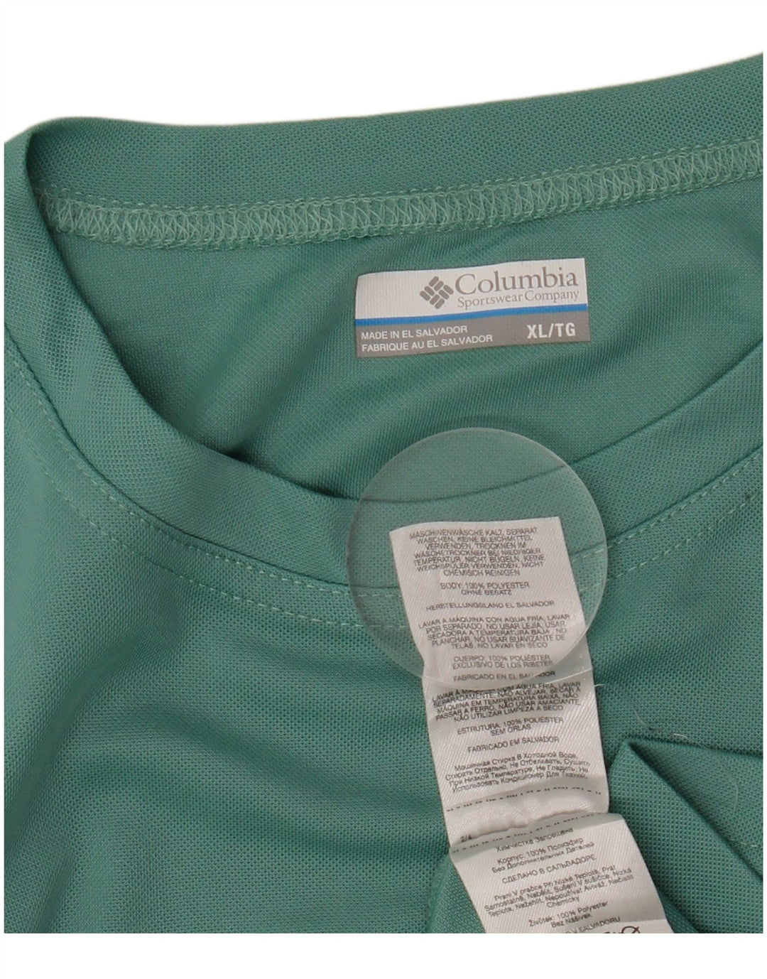 COLUMBIA Camiseta masculina Omni-Wick Top XL poliéster verde