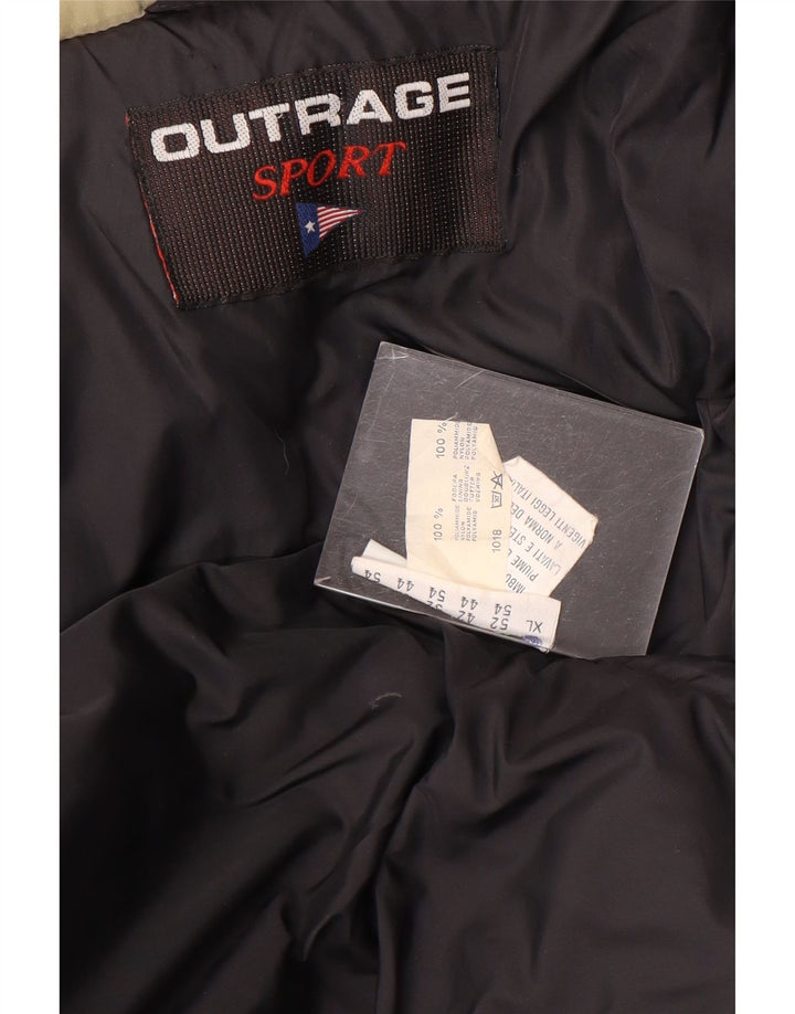 Jaqueta acolchoada masculina Outrage UK 42 XL bege