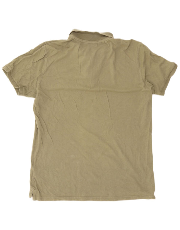 Camisa polo masculina Diadora XL algodão verde