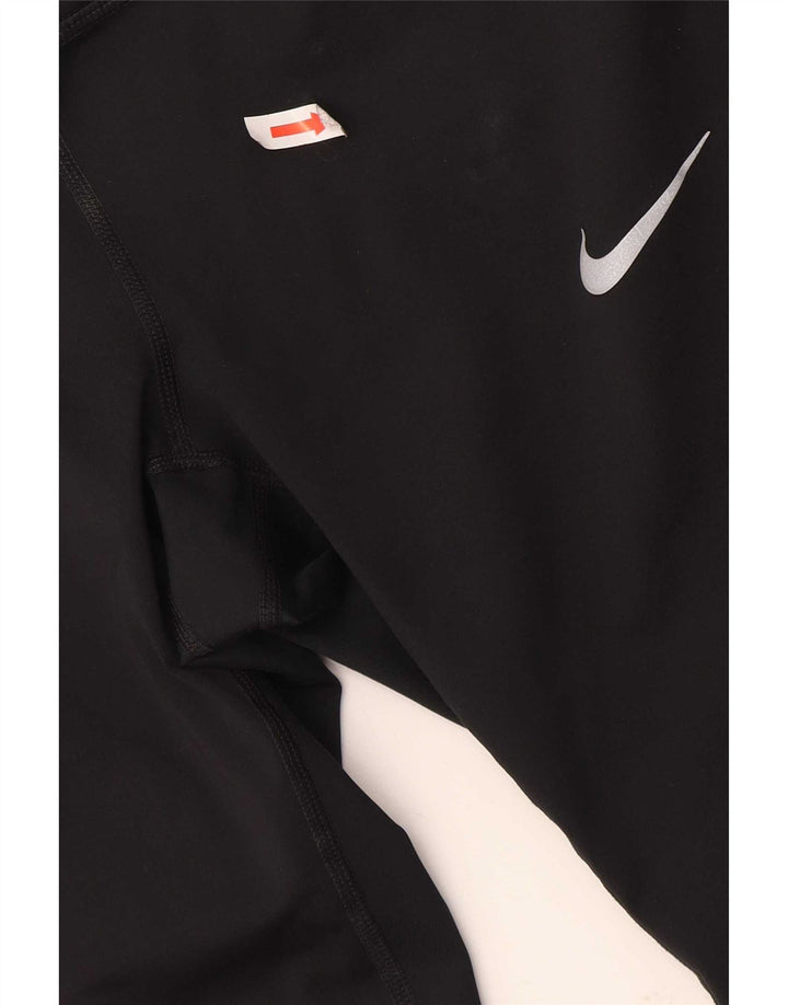 Leggings Nike Capri Femininas UK 14 Médias Pretas