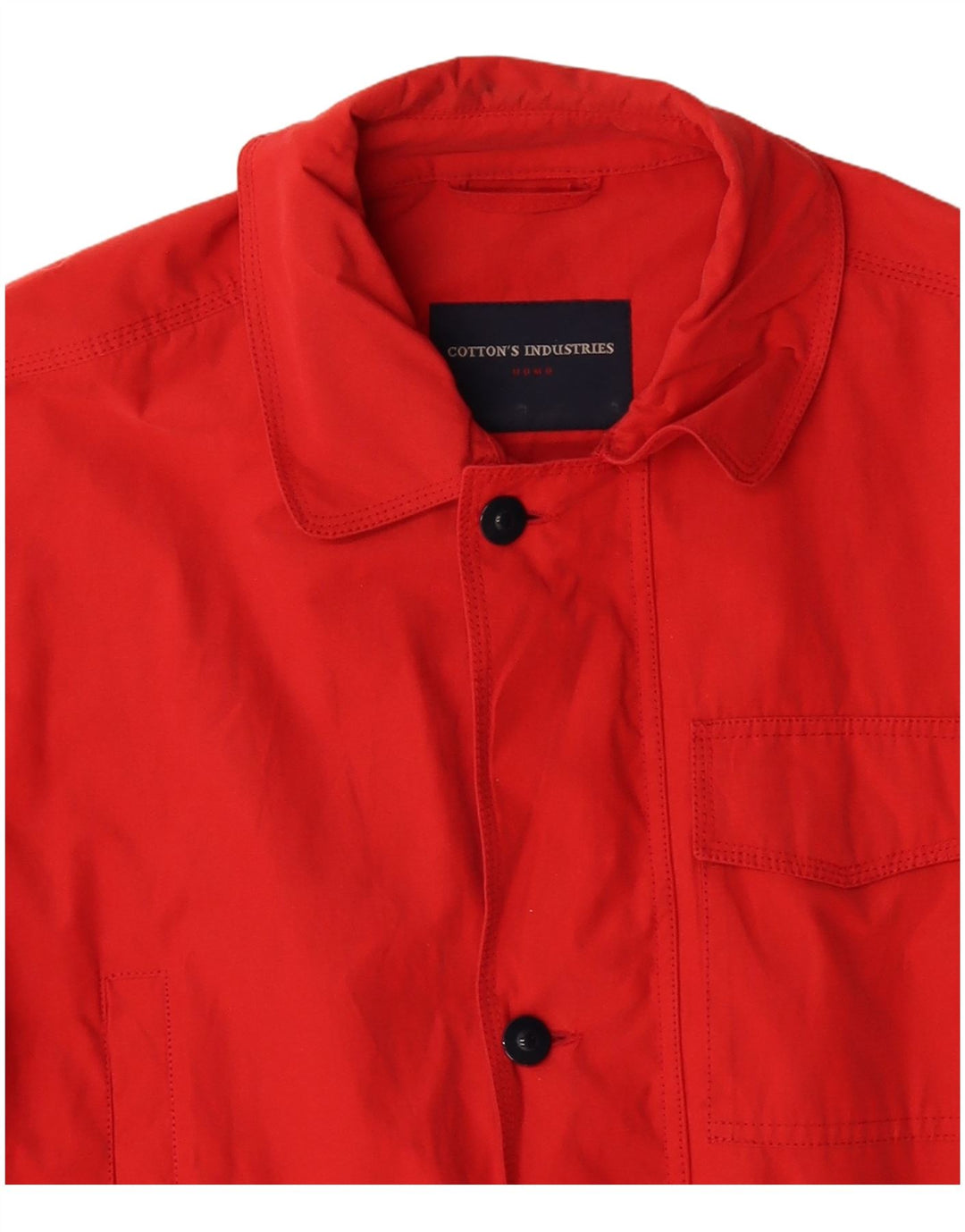Jaqueta utilitária masculina Cotton's Industries UK 42 XL vermelha