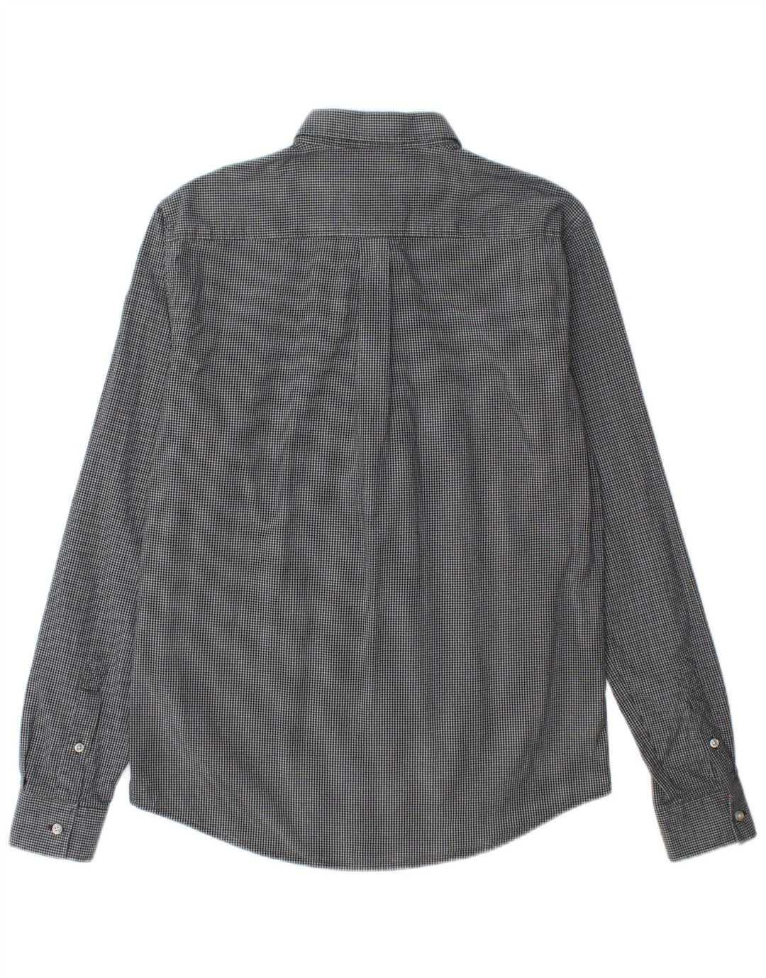 Camisa masculina Superdry média azul marinho algodão guingão