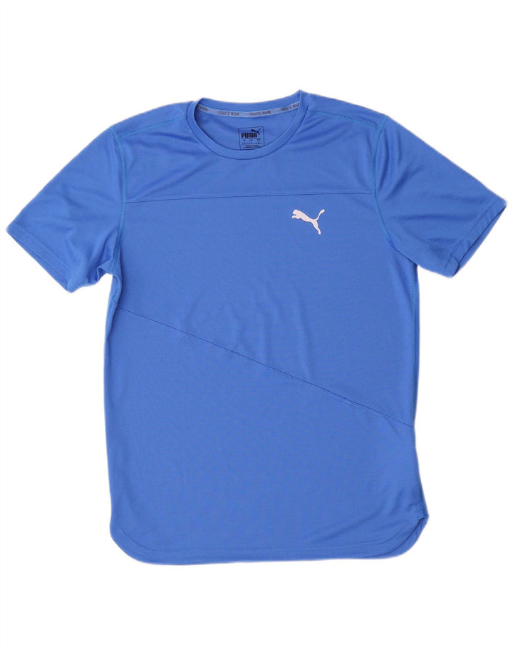 Puma Camiseta Masculina Top Pequeno Azul Poliéster