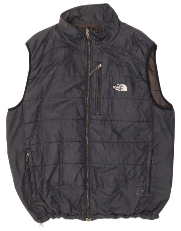 Colete masculino com zíper acolchoado The North Face UK 42 XL poliéster preto