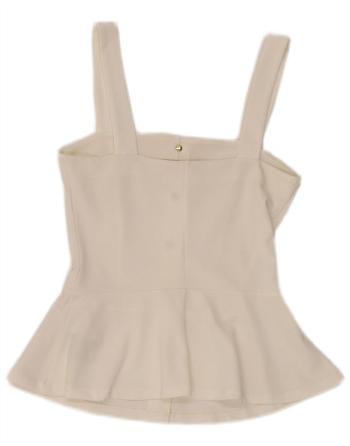 Guess Womens Cami Top UK 6 XS Poliéster Branco