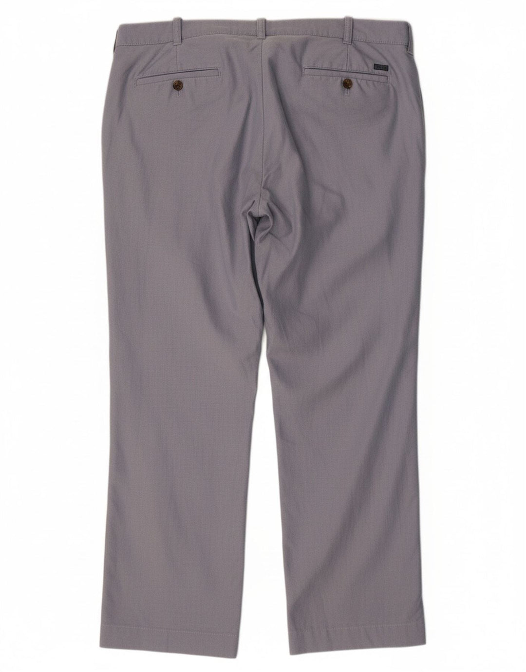 Calça chino reta masculina IZOD W36 L29 algodão azul