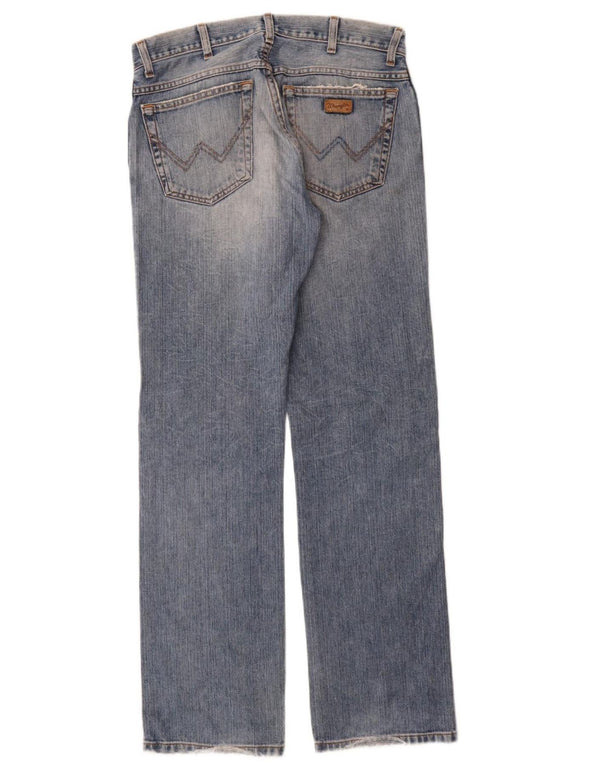 Wrangler Masculino Dakota Straight Jeans W32 L34 Azul Algodão